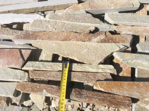 Горбушка златолит золотистый для облицовки купить в Черноголовке