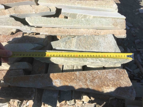 Горбушка златолит золотистый для облицовки купить в Черноголовке