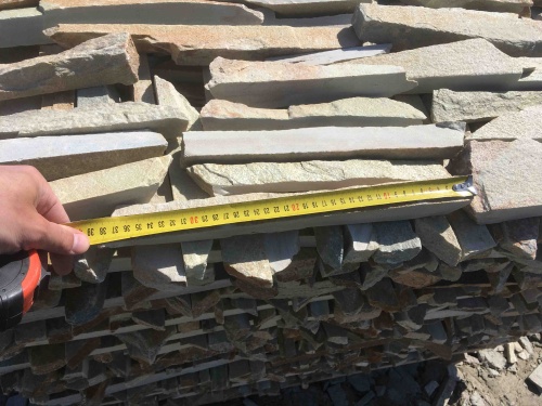 Горбушка златолит золотистый для облицовки купить в Черноголовке