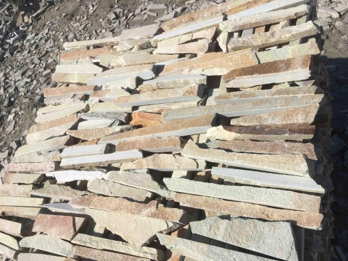 Горбушка златолит золотистый для облицовки купить в Черноголовке